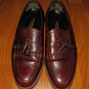Comfortech Men Brown Loafers Shoes With Tassels Size 8.5